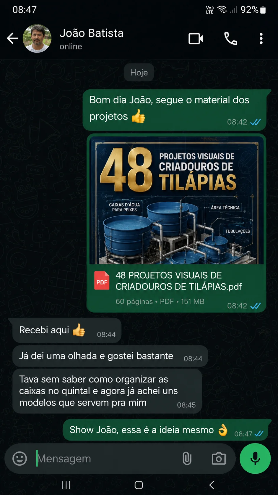 Depoimento de cliente 2